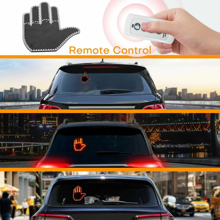 MANO LED CON CONTROL REMOTO INCLUYE 3 GESTOS