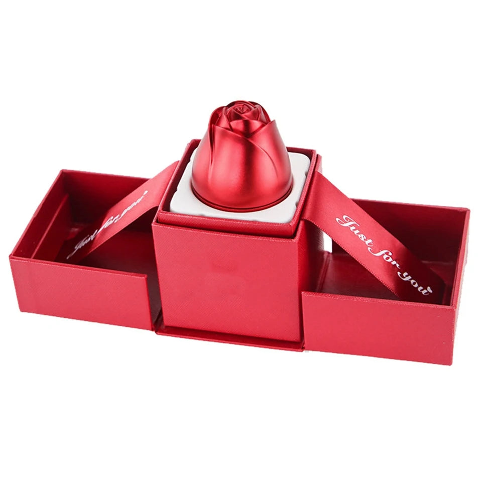 CAJA DE ROSA PARA JOYERIA