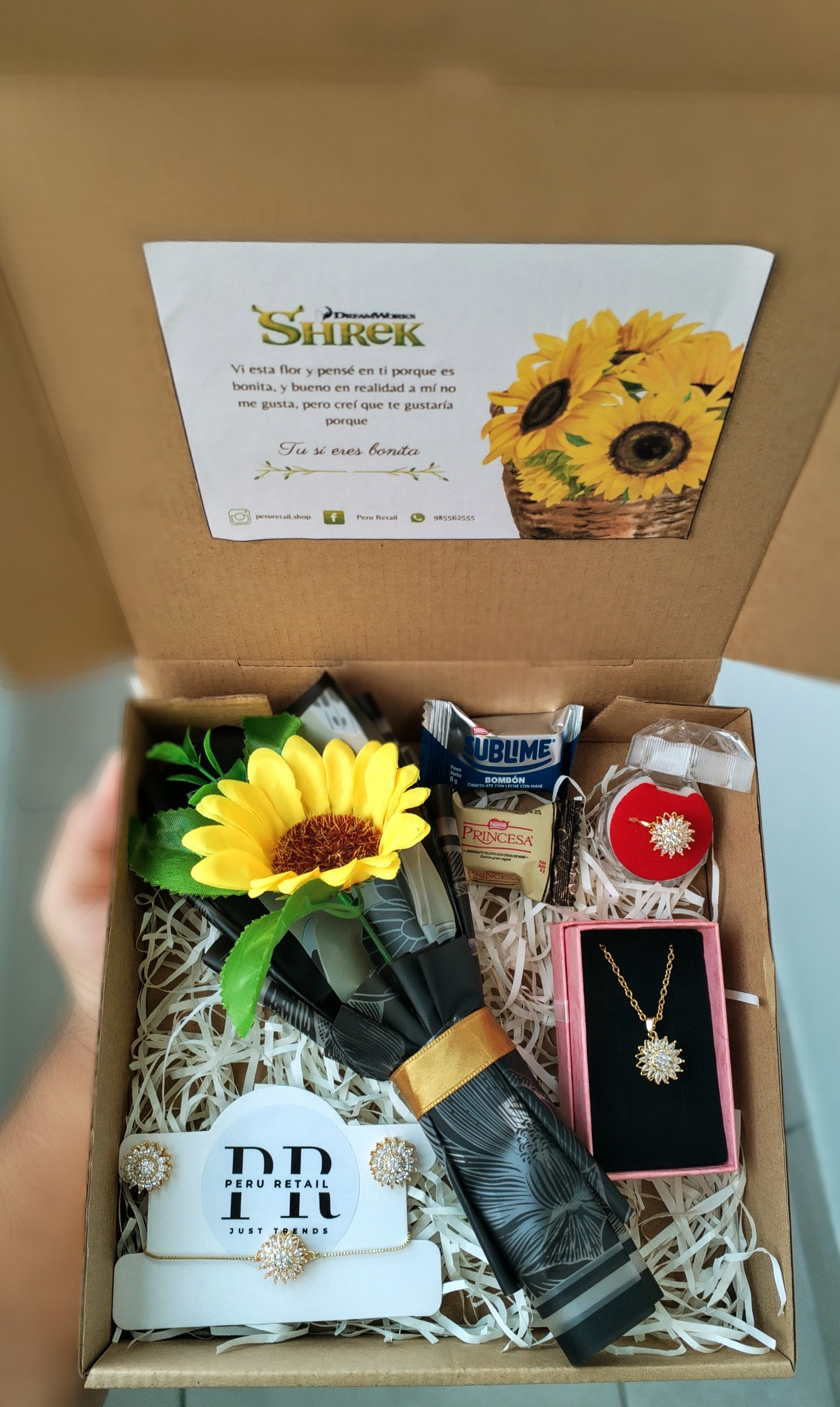 Juego de Girasol Giratorio + Gift Box