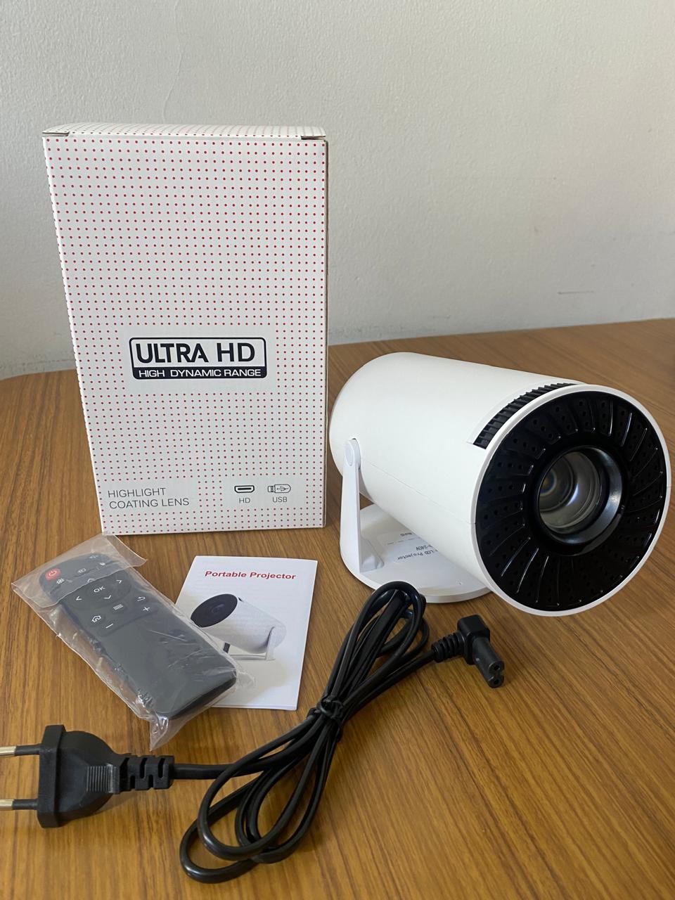 PROYECTOR PORTATIL HY300 4K ANDROID11 WIFI BLUETOOH