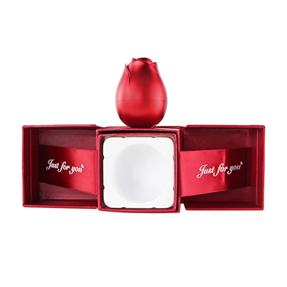 CAJA DE ROSA PARA JOYERIA