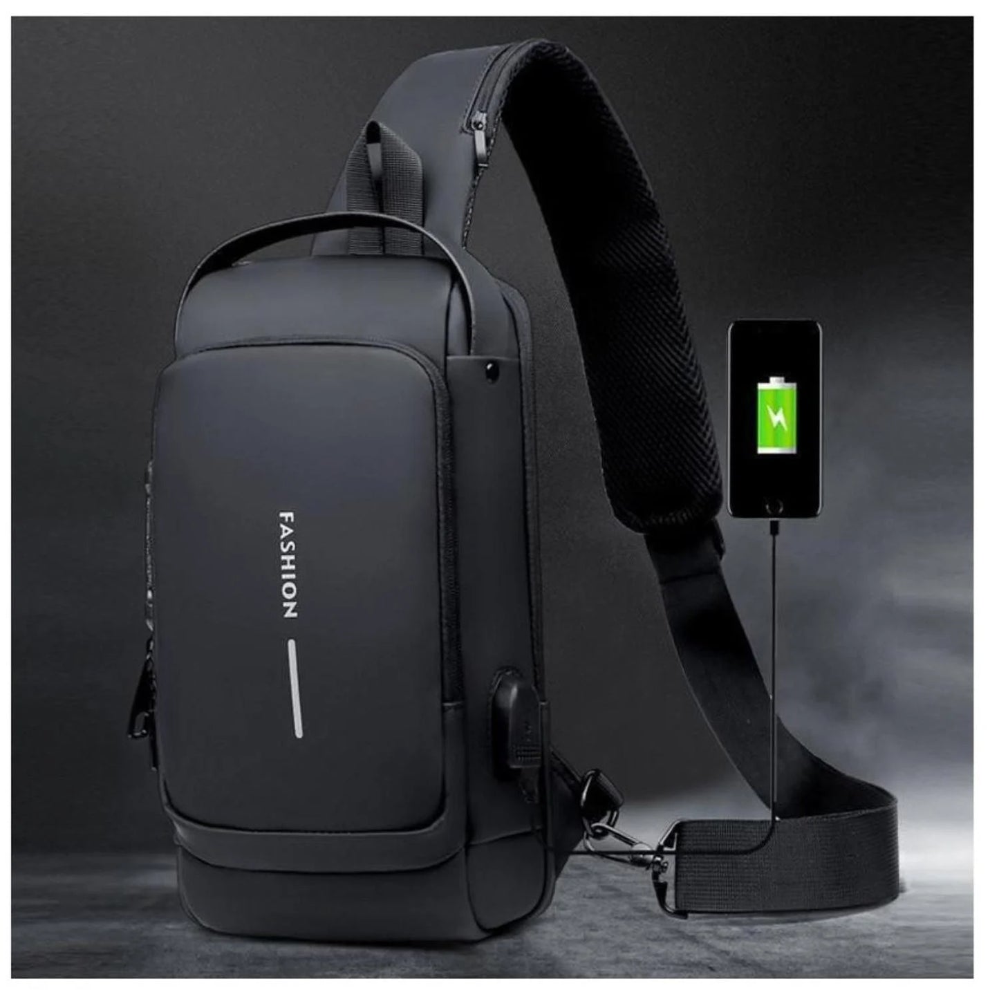 MOCHILA CON CLAVE ANTIRROBO IMPERMEABLE CARGA USB Peru Retail